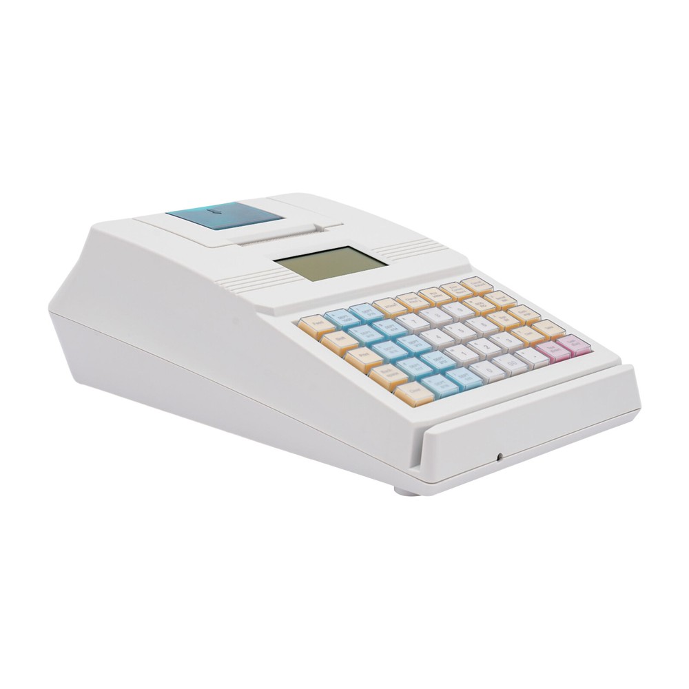 Compact Electronic Cash Register with 40 Keys and Versatile POS Features