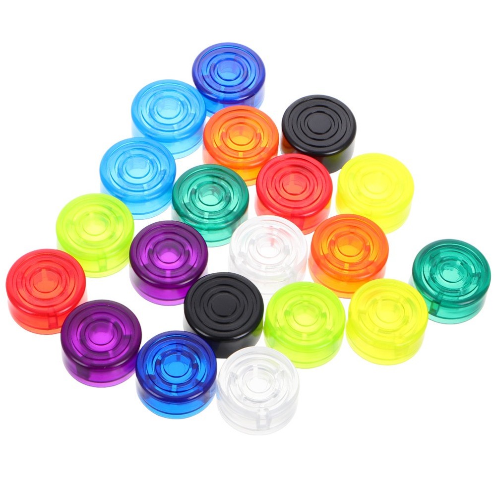 20 Pcs Guitar Effect Accessories Effects Pedal Footswitch Topper