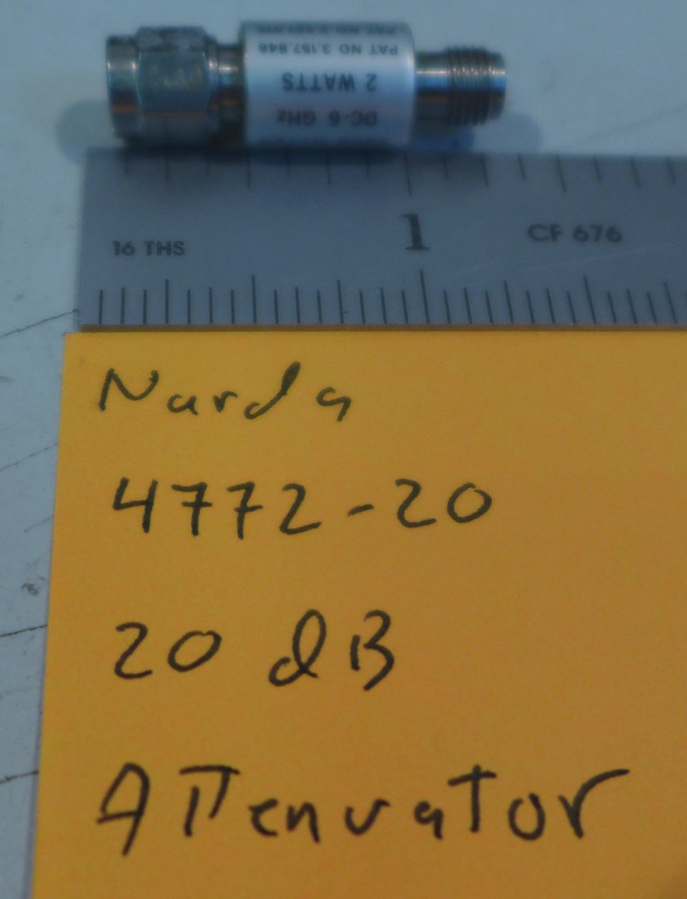 Narda 4772-20 Attenuator 20 dB