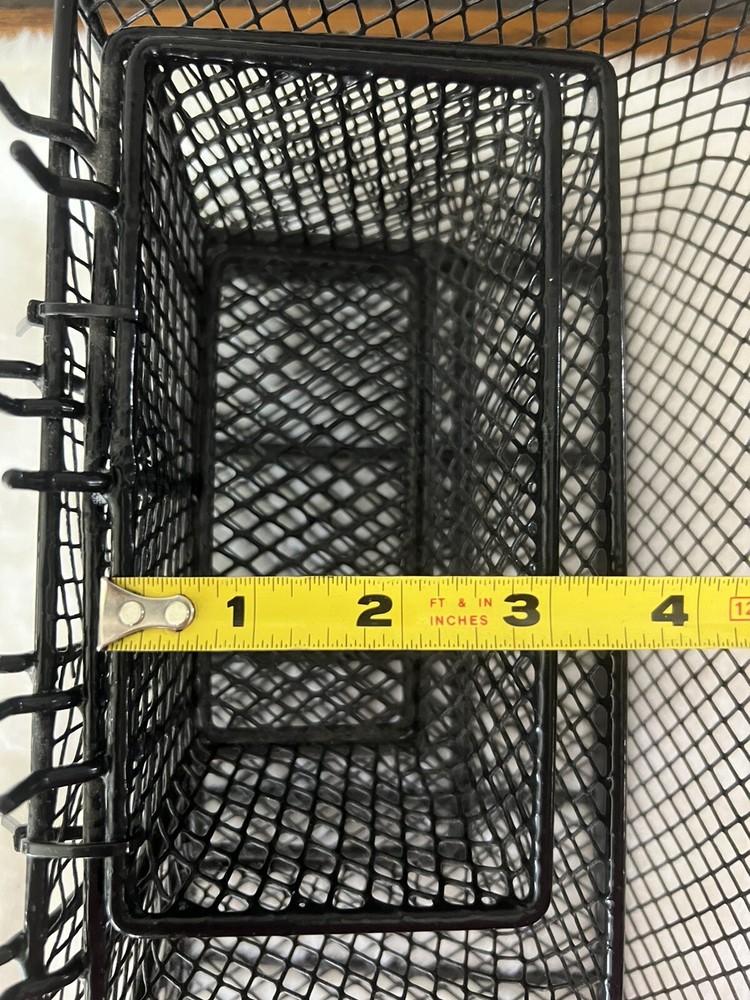 3 Piece Everbilt Wire Steel Mesh Pegboard Storage