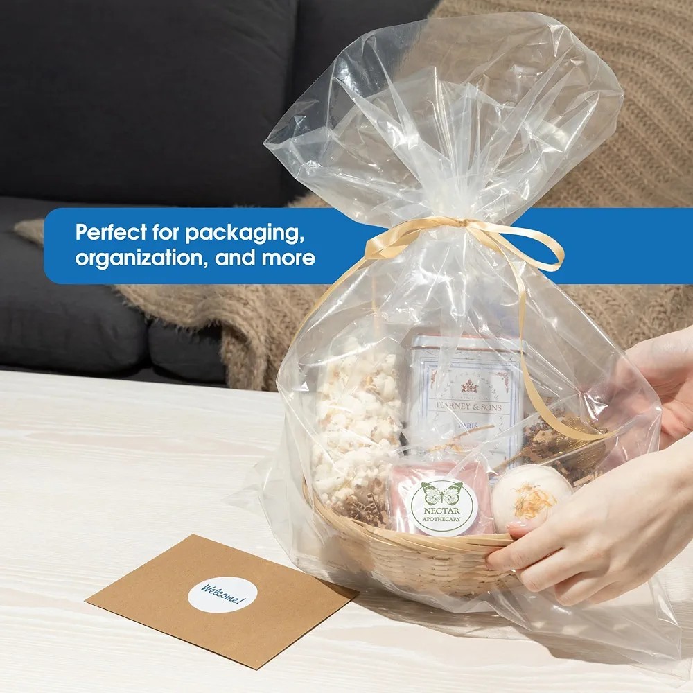 12x18 Clear Poly Bags 2Mil Flat Open Top Plastic Packaging Packing LDPE