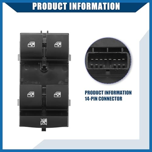 Front Driver Side Power Window Switch No.95188244 with Tool Window Control
