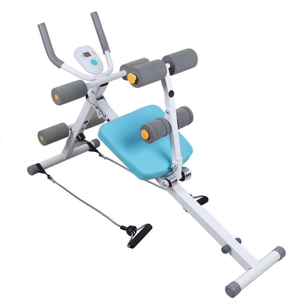 Sit-up Bench Exerciser Ab Trainer Abdominal Workout Machine Height Adjustable