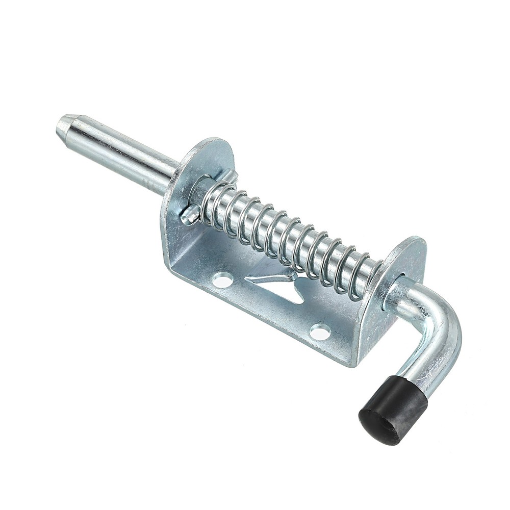 Spring Loaded Latch Pin 5" Iron Security Latch Sliding Barrel Bolt Latch Lock