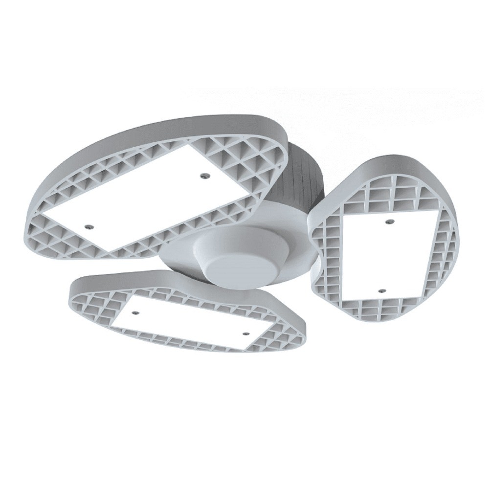 LED Daylight Garage Light, 30-Watt (3000-Lumen) 3 Adjustable Lighted Blades