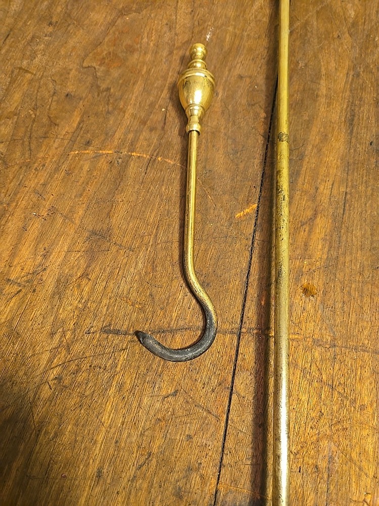 Brass Duck Head Fireplace Tool Set 1979 Custom decor Inc