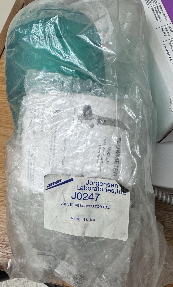JORVET RESUSCITATOR BAG