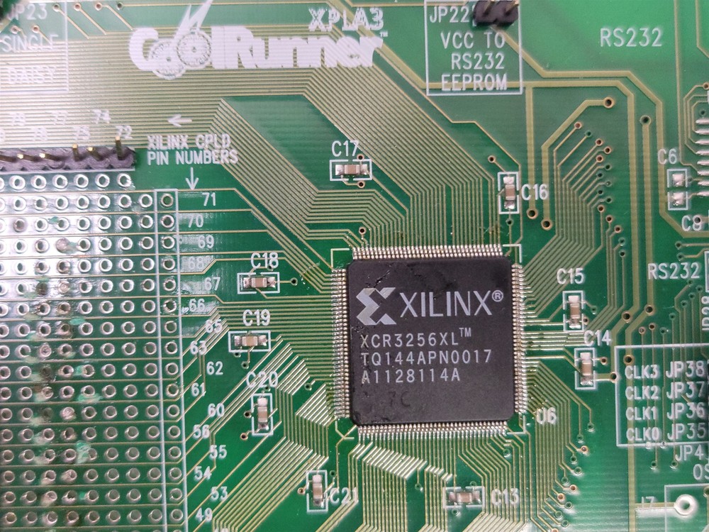 Avnet CoolRunner XPLA3 Evaluation Board w/ Xilinx XCR3256XL