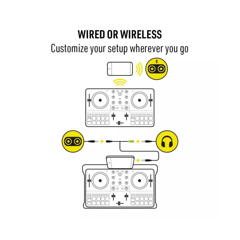 Hercules DJ Control Mix Ultra - Mobile DJ Controller with Bluetooth
