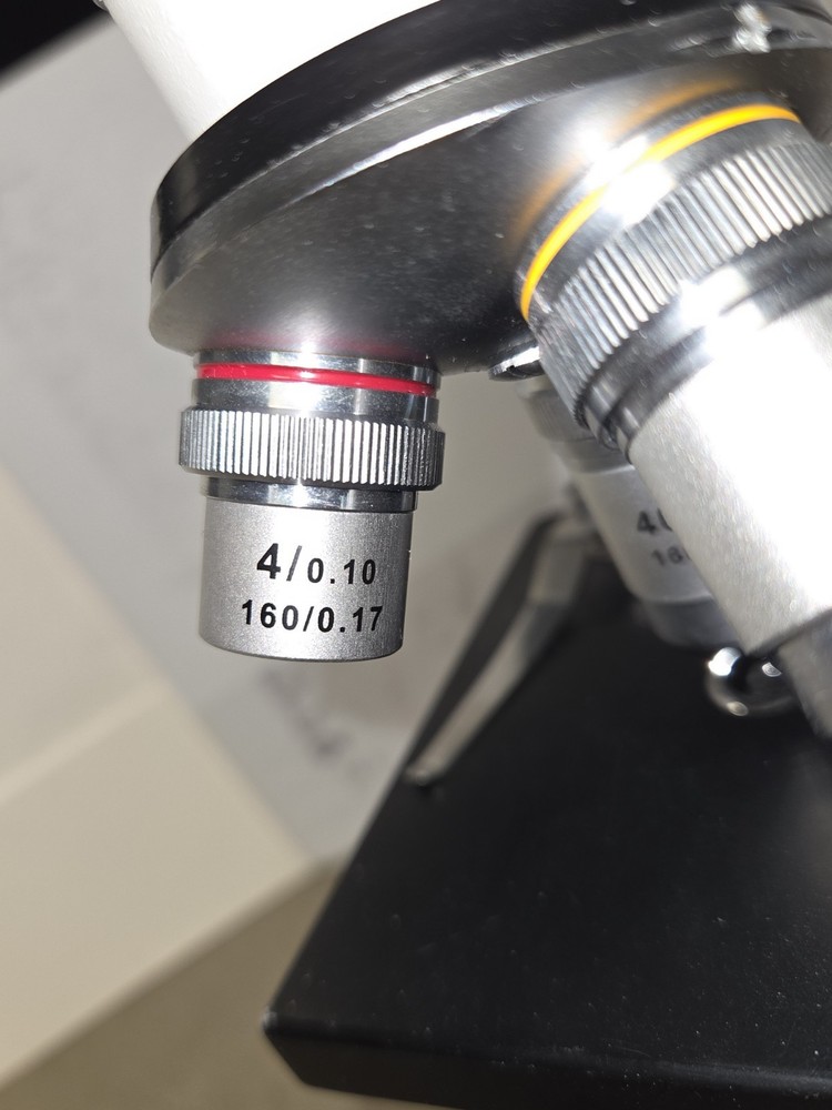 Home Science Tools Monocular Microscope Three Objectives LED MI-1100/ MS-01