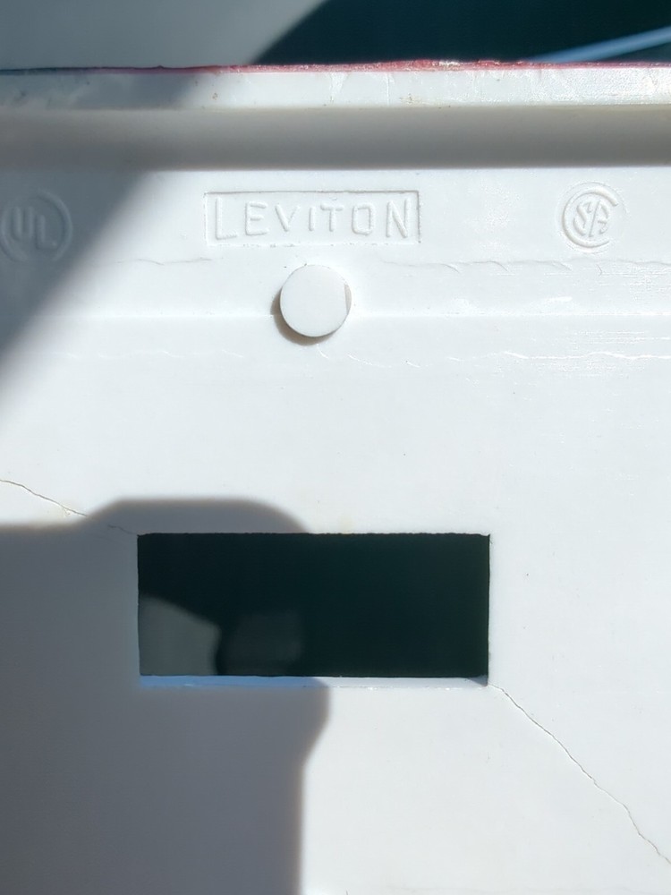 Leviton Longboard skateboard Double Light Toggle switch Plate Graphic