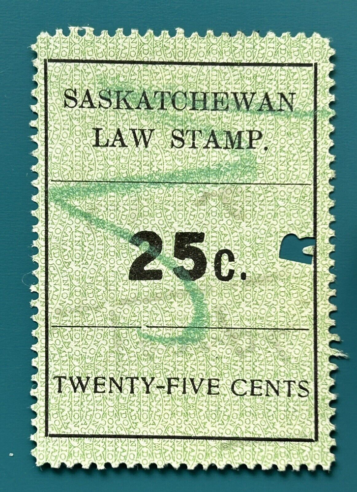 Lot46 Saskatchewan Law Stamp SL24