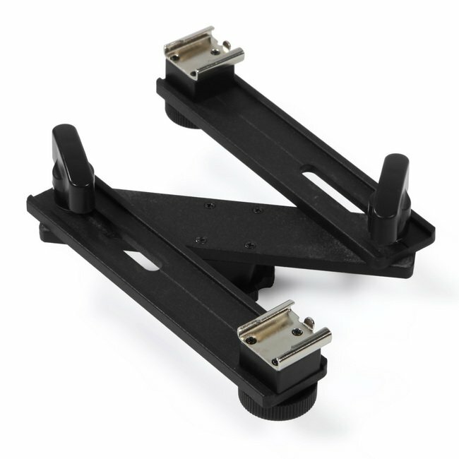 13" Macro Twin Speed Light Flash Hot Shoe Mounting Bracket Mount Holder Studio