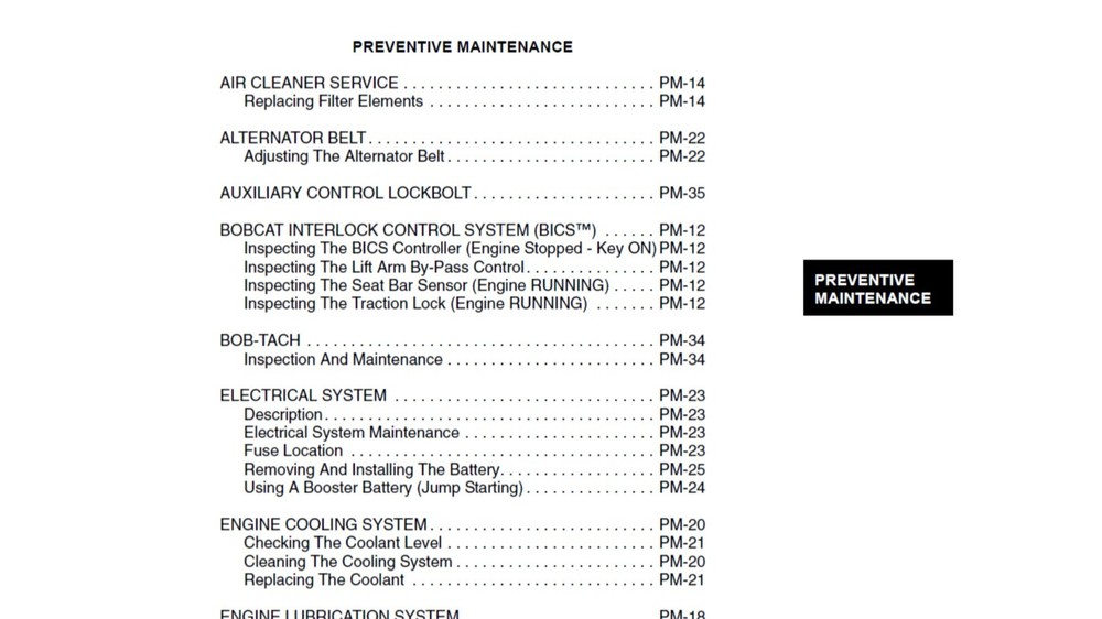 Bobcat 553 Loader see S/N in 3rd image Maintenance & Operation Manual 4
