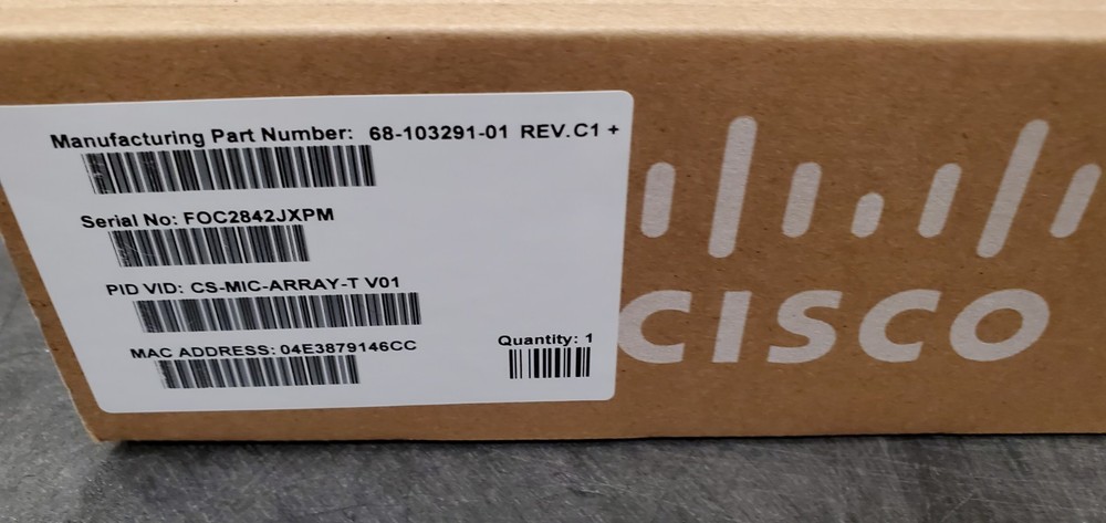 CISCO CS-MIC-ARRAY-T Table Microphone Pro Video Conferencing Multi-directional