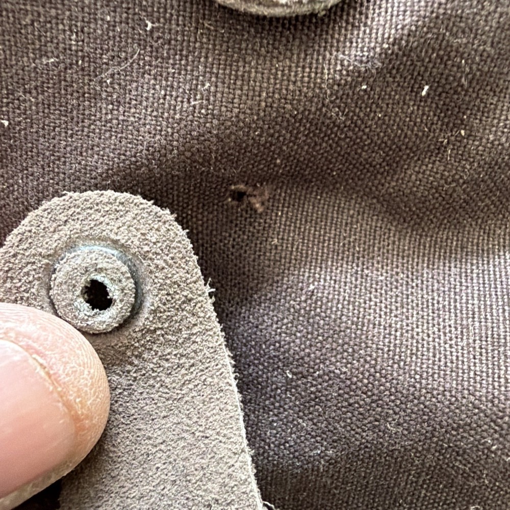 Barbara Lynch Chefs Knife Roll Leather & Canvas