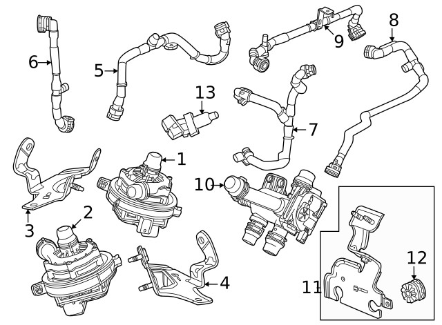 Genuine GM Rear Hose 85510852