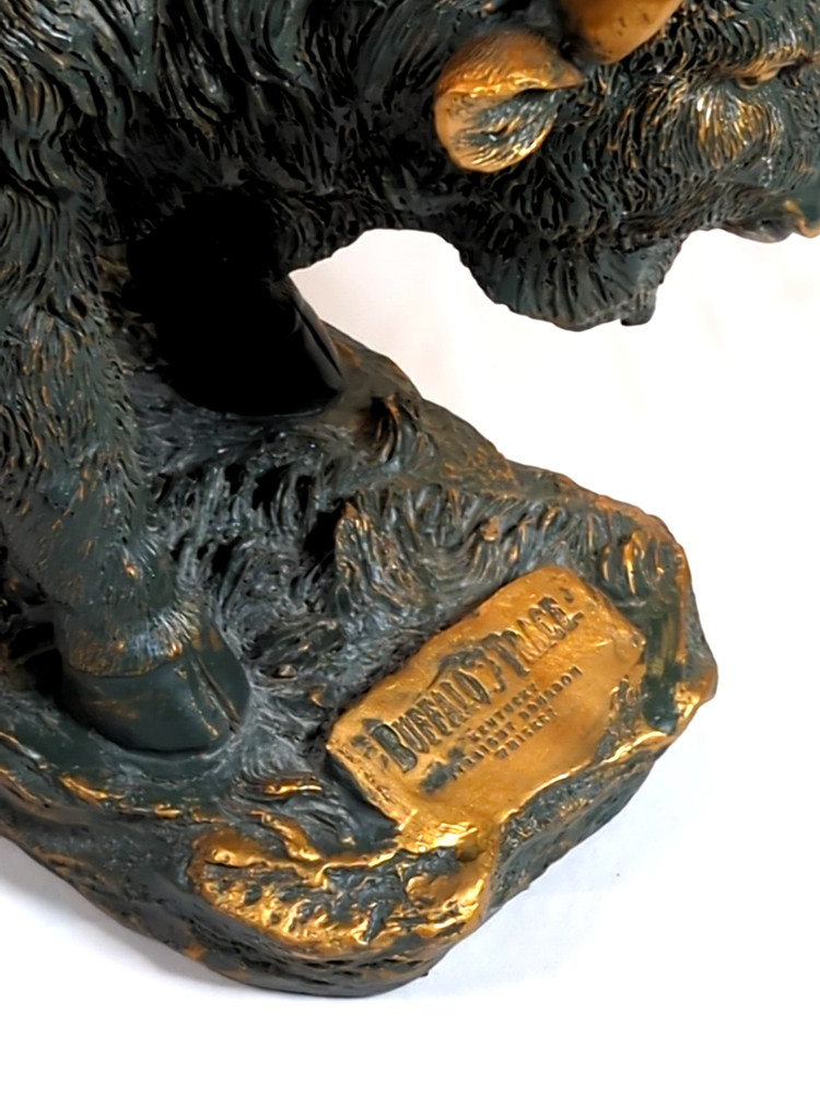 Buffalo Trace Whiskey Distillery Statue Resin Buffalo Display Medium Size.