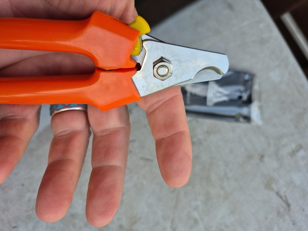 Millers Forge Large Dog Nail Clipper, (767C) Orange Handle