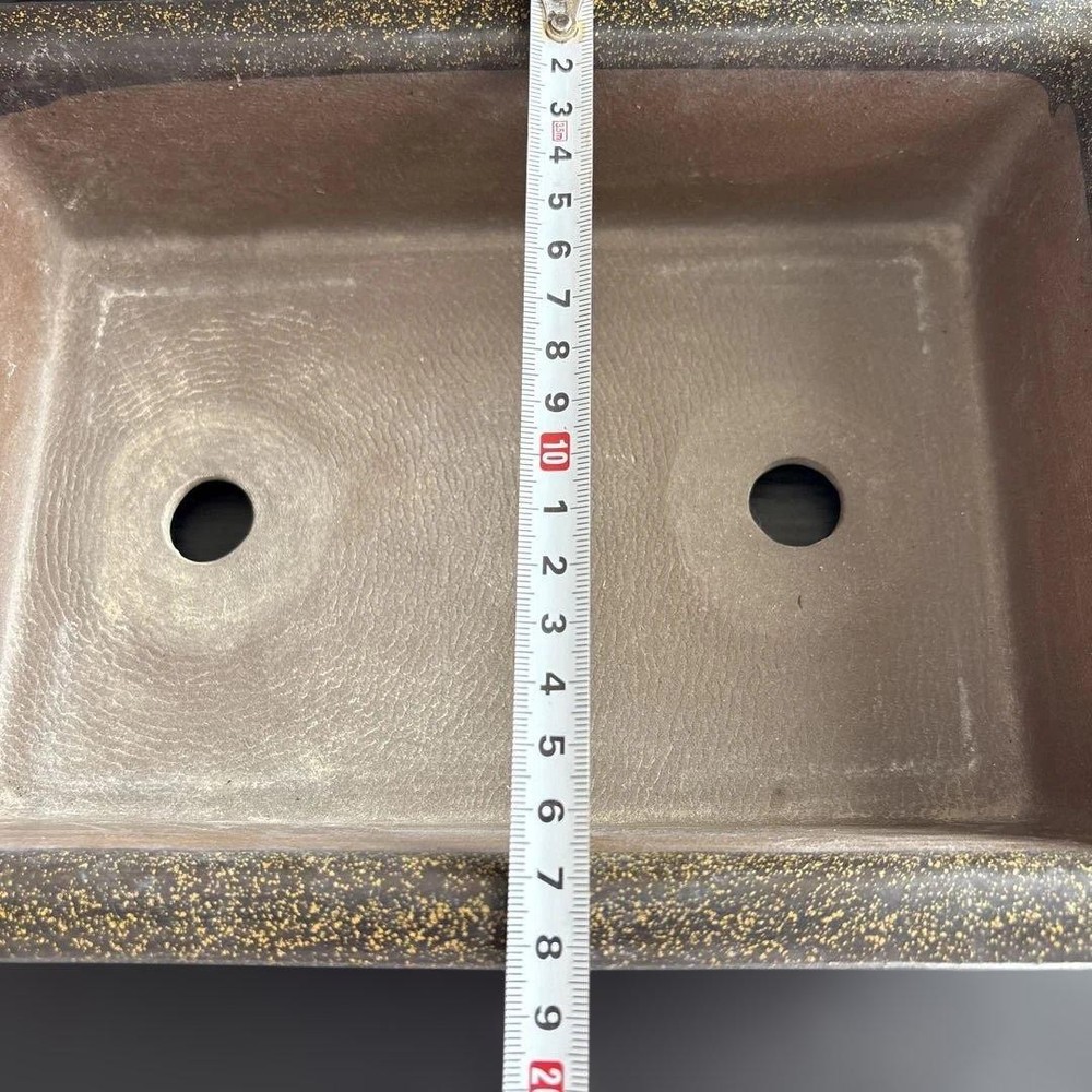 Rectangular Bonsai Pot 26 x 18.5 cm Japanese Art Shape Miniature Tree Container