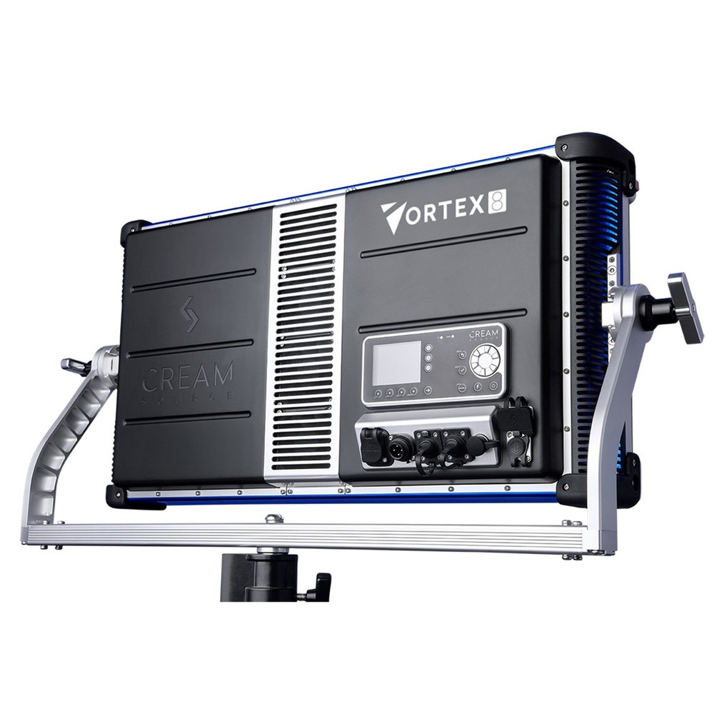 Creamsource Vortex8 Soft 2x1 RRGBBW 650W LED Light with Yoke, Dome Diffuser and
