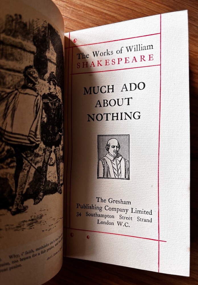 Talwin Morris MUCH ADO ABOUT NOTHING Gresham SHAKESPEARE PLAY Arts & Crafts