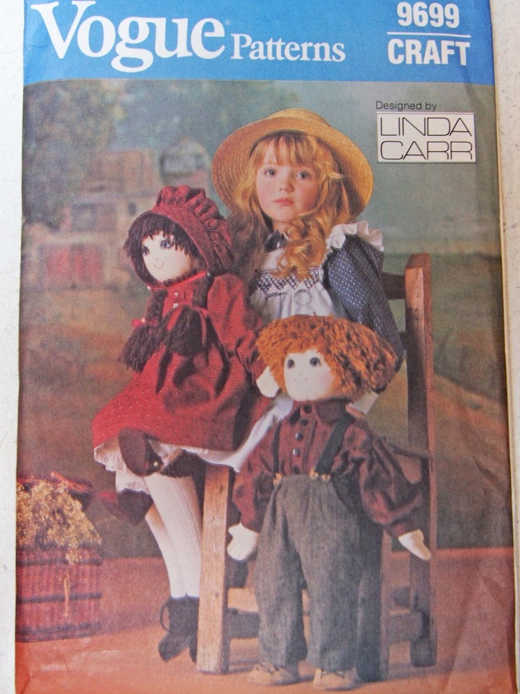 Doll Uncut Sewing Patterns Ethnic African Caftan Vogue