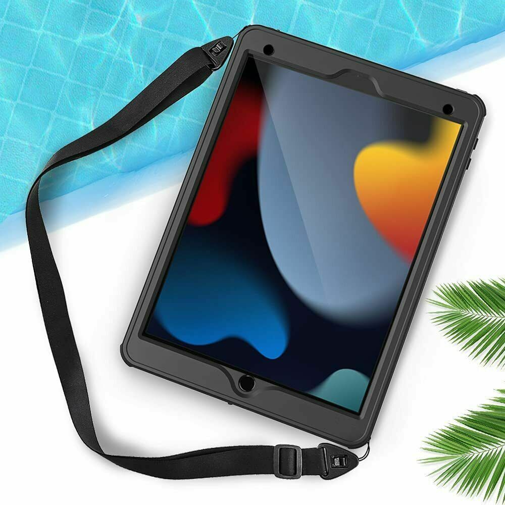 For iPad 9th/8th 7th Gen Case 10.2" Waterproof IP68 Dust-proof Full Coverage