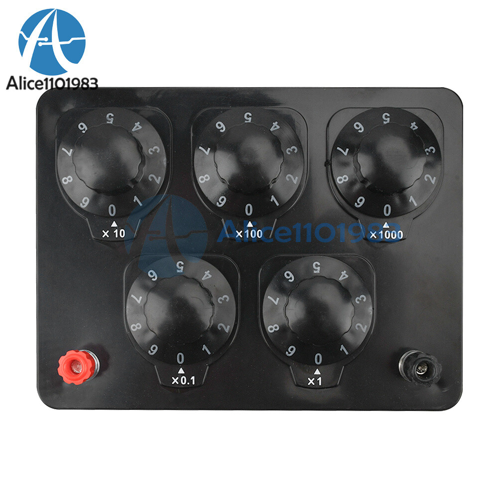 0-9999.9 Ohm Variable Resistance Box Decade Resistor For Physical Resistance