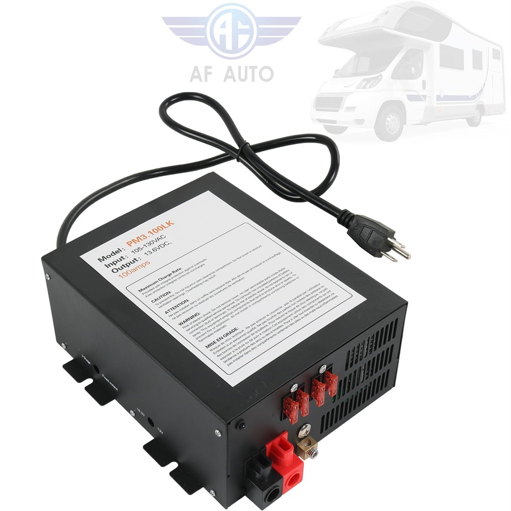 100Amp RV Power Converter Power Supply Battery Charger AC to DC 110V to 12V