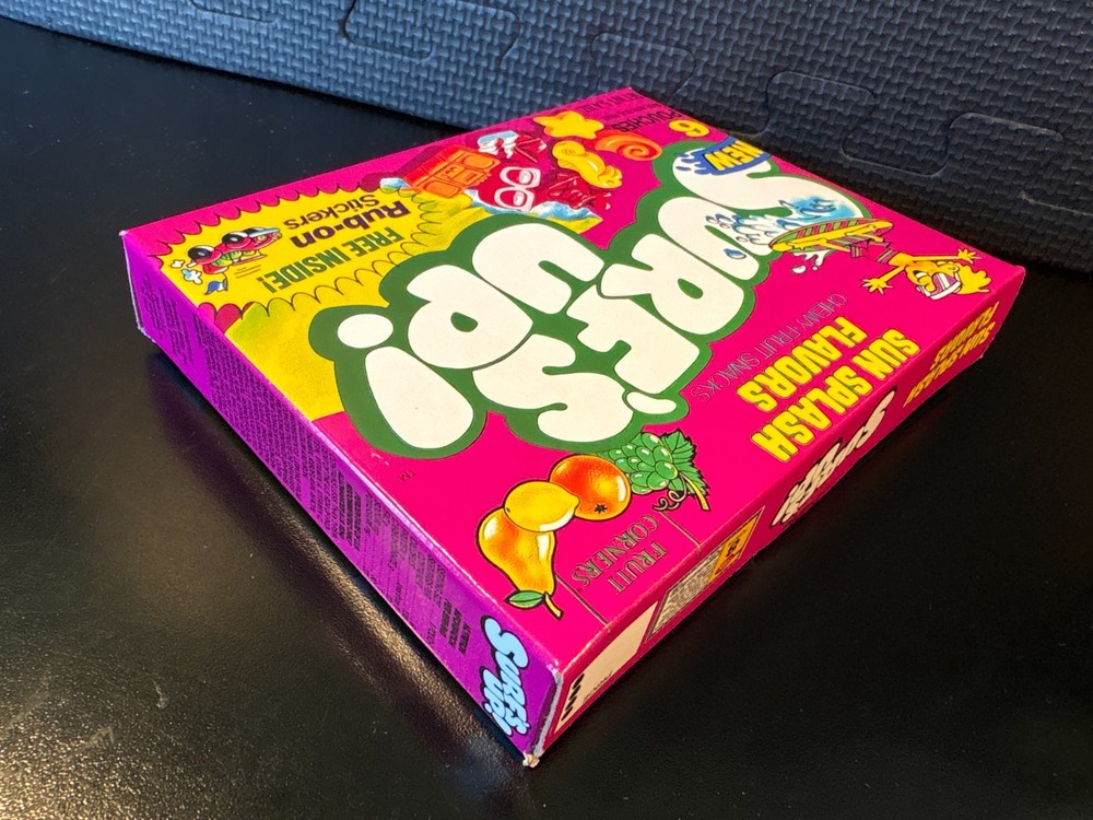 Surfs Up fruit snacks - Empty custom design display box