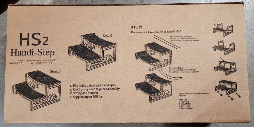 Handi-Step - Espresso Confer Plastics HS2-E
