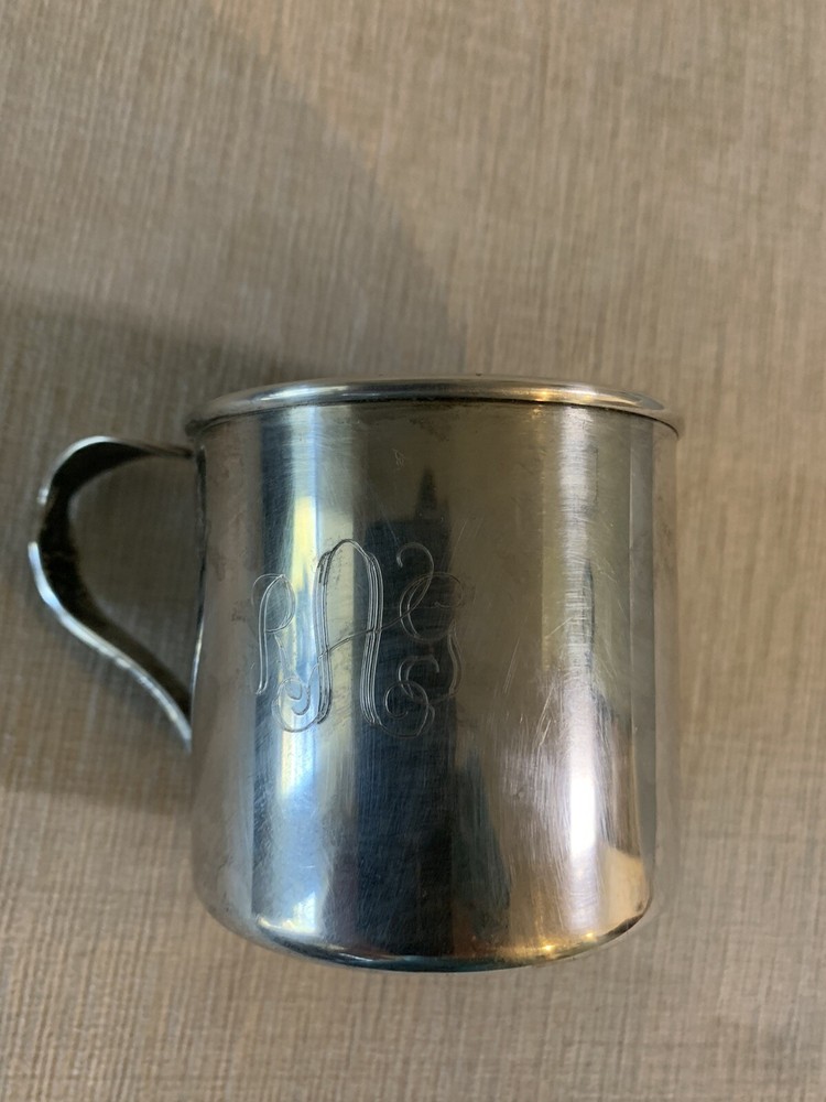international silver baby cup Silver Plated