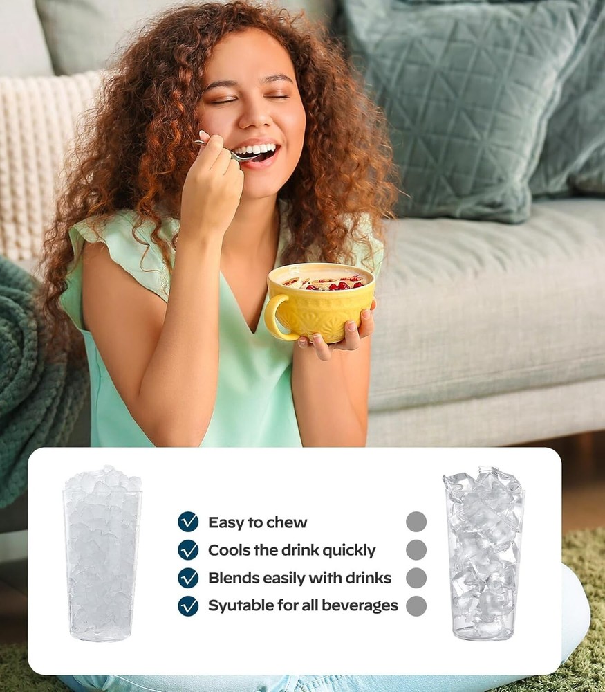 Nugget Ice Maker Countertop, Silonn Chewable Pellet Ice Machine With Function,