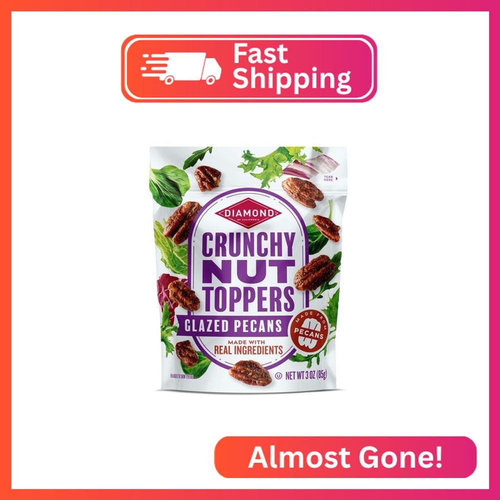 Crunchy Nut Toppers - Glazed Pecans