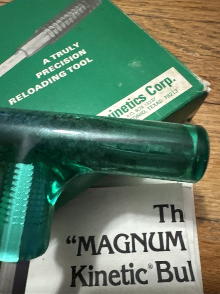 Quinetics Green Magnum Kinetic Bullet Puller Reloading Tool