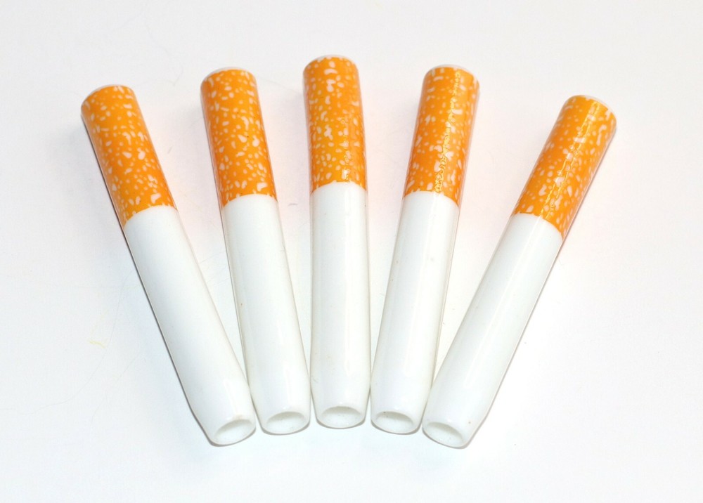 5 x 2" Ceramic One Hitter Bat- One Hitter Pipe- Ceramic Clean Smoking Pipe