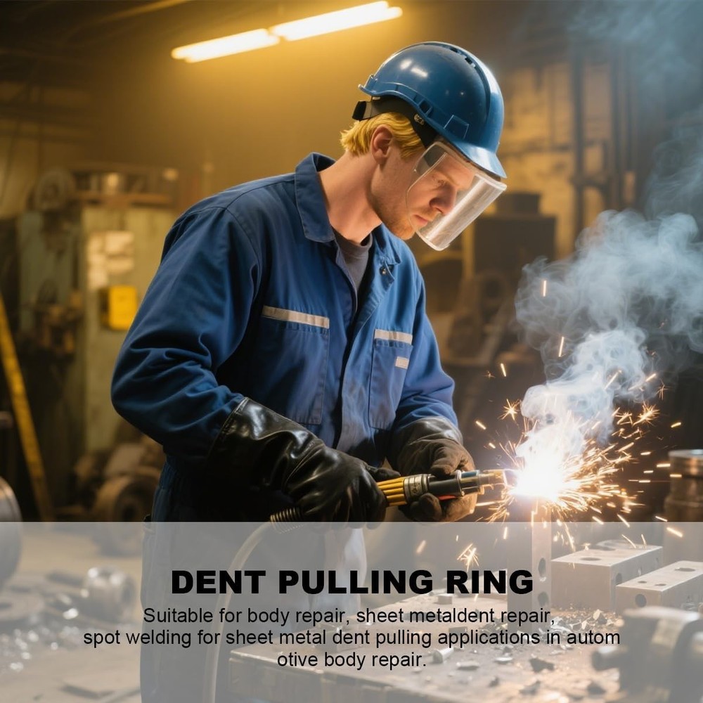 300 Pcs Dent Puller Rings Dent Pulling Straight Washer Spot Welder Dent Puller