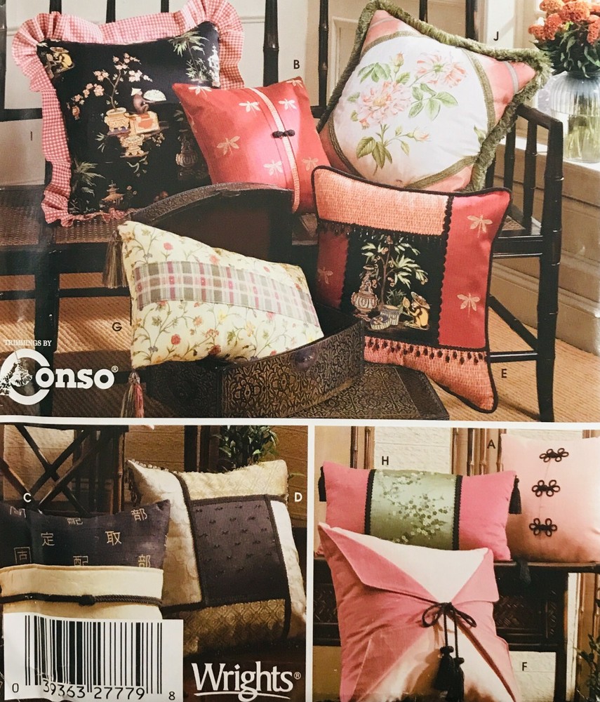 Simplicity ZEN INSPIRATION PILLOWS Sewing Instruction & Patterns 0659