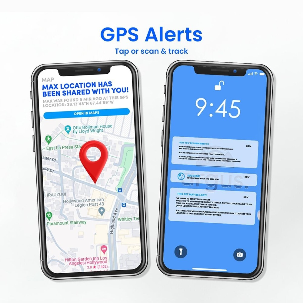 Argus Tech Tag - Epoxy Round Metal Edge Pet ID Tag with QR Code