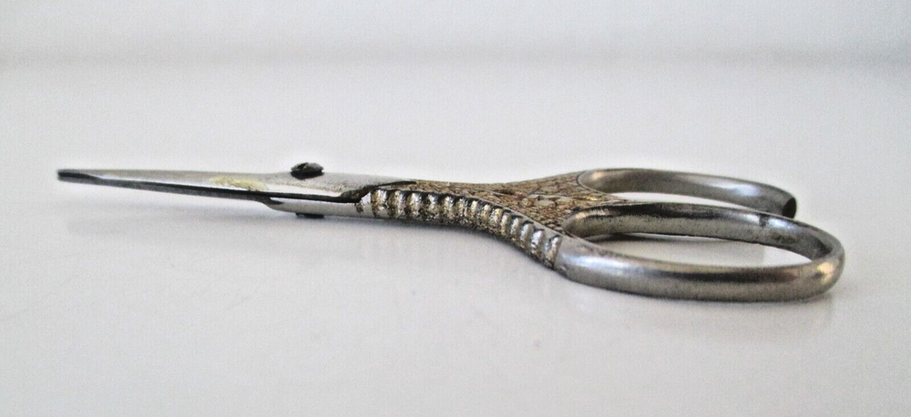 Needlework Embroidery Gold-Plated Scissors Ornate 3"