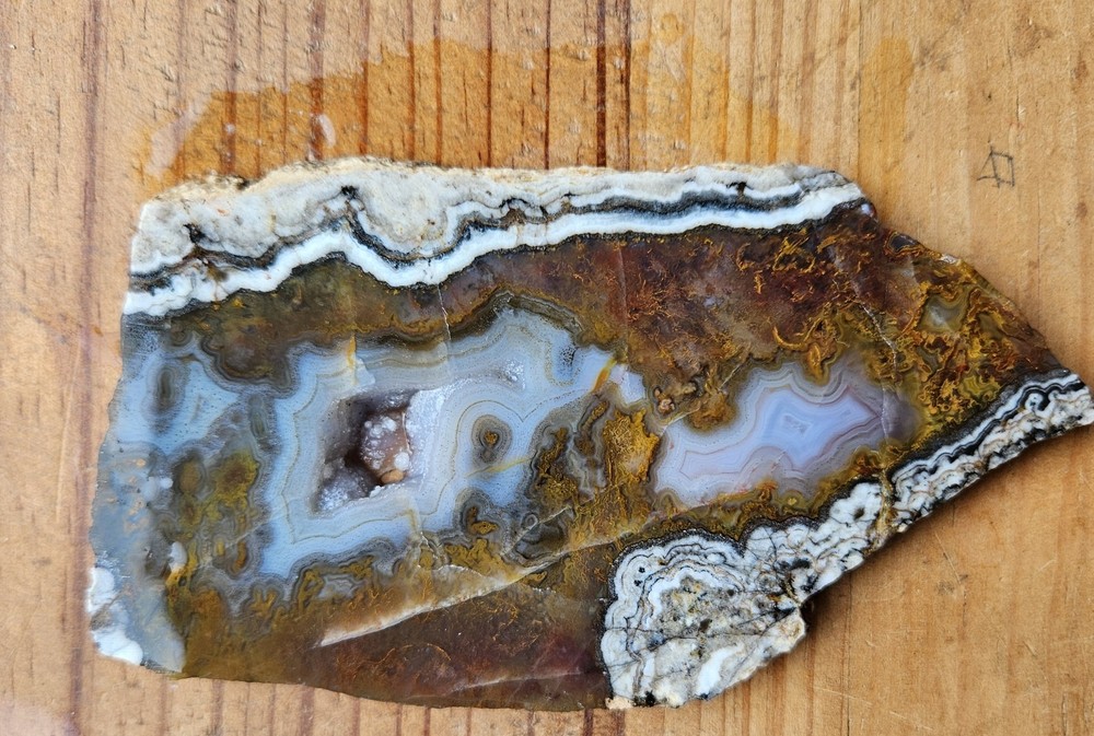 Agate Slab Locality Unknown 118 Grams