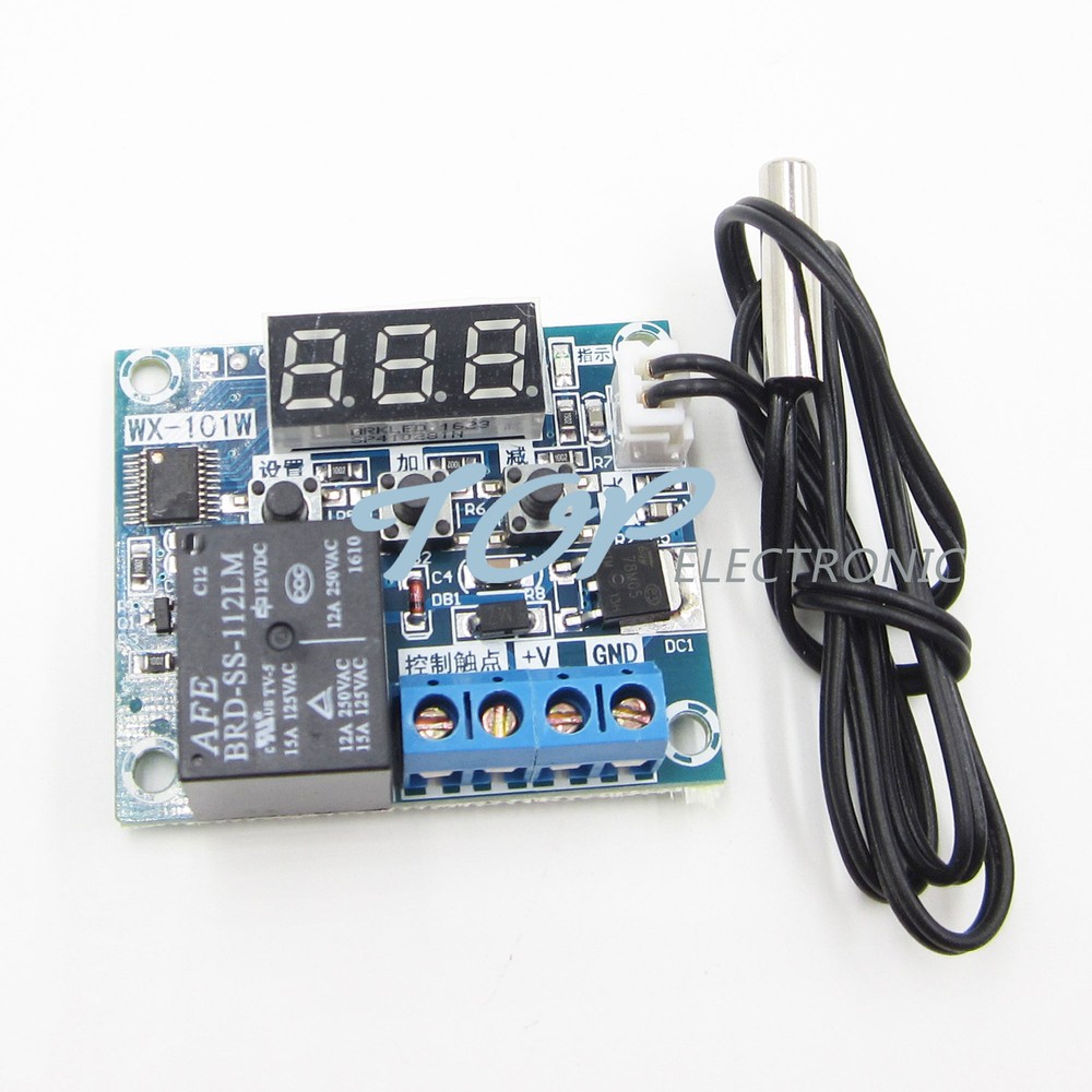 DC12V Intelligent Digital Led 40-120°C Thermostat Temperature Controller Sensor