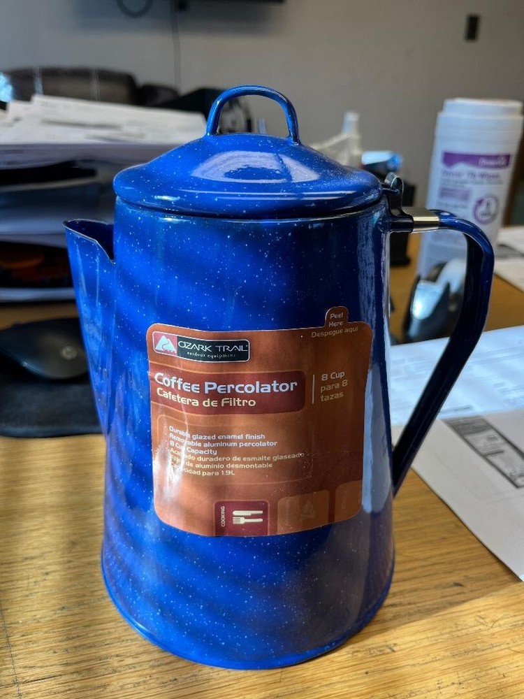 Ozark Trail Coffee Percolator 8 Cup Condition New