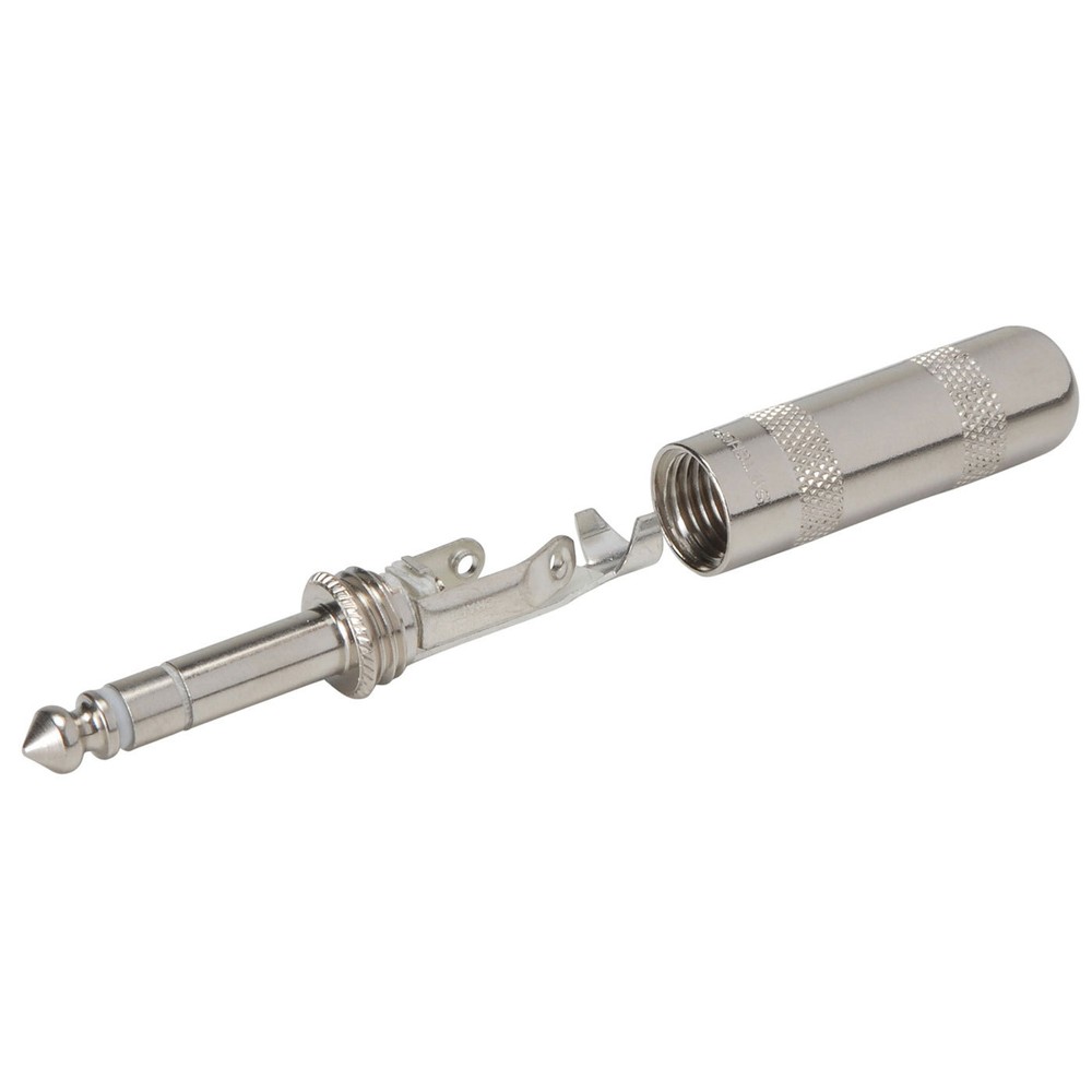 Switchcraft 297 1/4" Stereo Plug Nickel