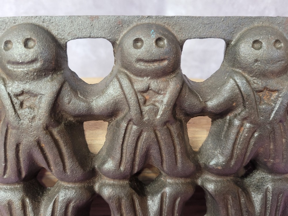 Vintage Cast Iron Gingerbread Man Mold