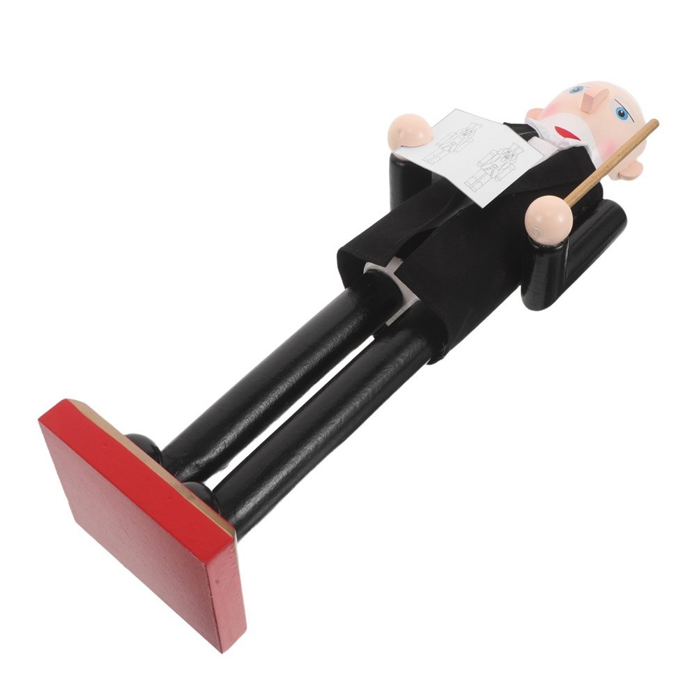Nutcracker Professor Ornament Shelf Decor Decorative Black Nutcrackers