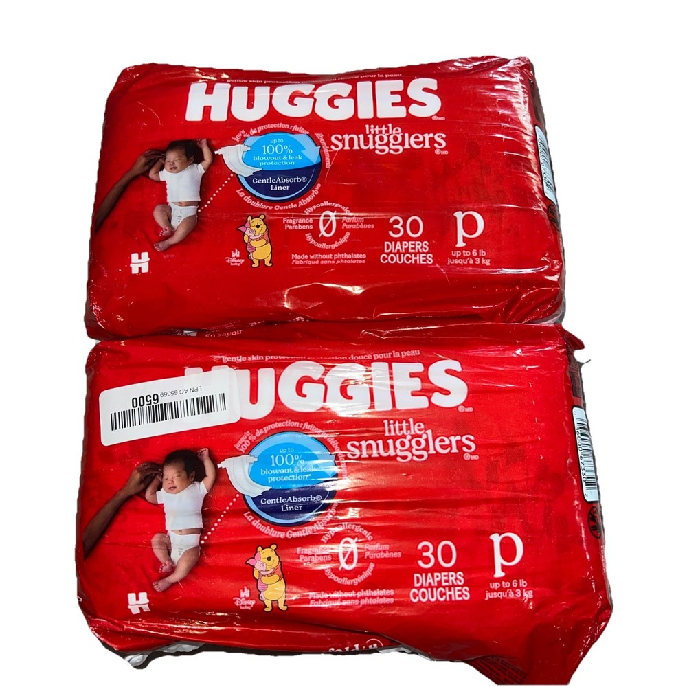 60 Count Huggies Supreme Little Snugglers, Preemies