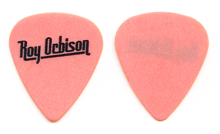 Roy Orbison Orange Guitar Pick