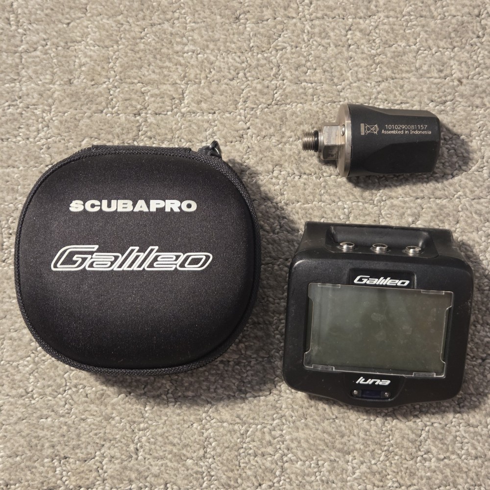 ScubaPro Galileo Luna - Scuba Dive Computer with Transmitter - Tested & Working
